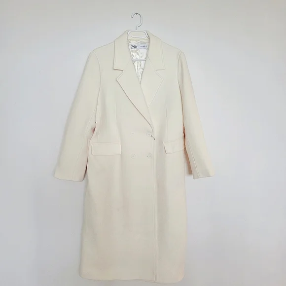 Zara Manteco Coat Wool Blend - Picture 16 of 16